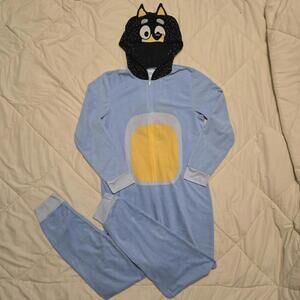 Bandit Adult One Piece Bluey Briefly Stated Long Pajamas Medium